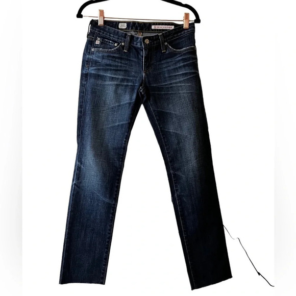 AG stilt skinny jeans with raw hem size 25 excellent condition - Picture 2 of 4